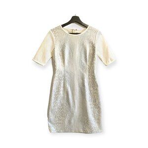 NWT Sachin + Babi Eternity Shift dress in brocade and laser cut panels, size 0‎